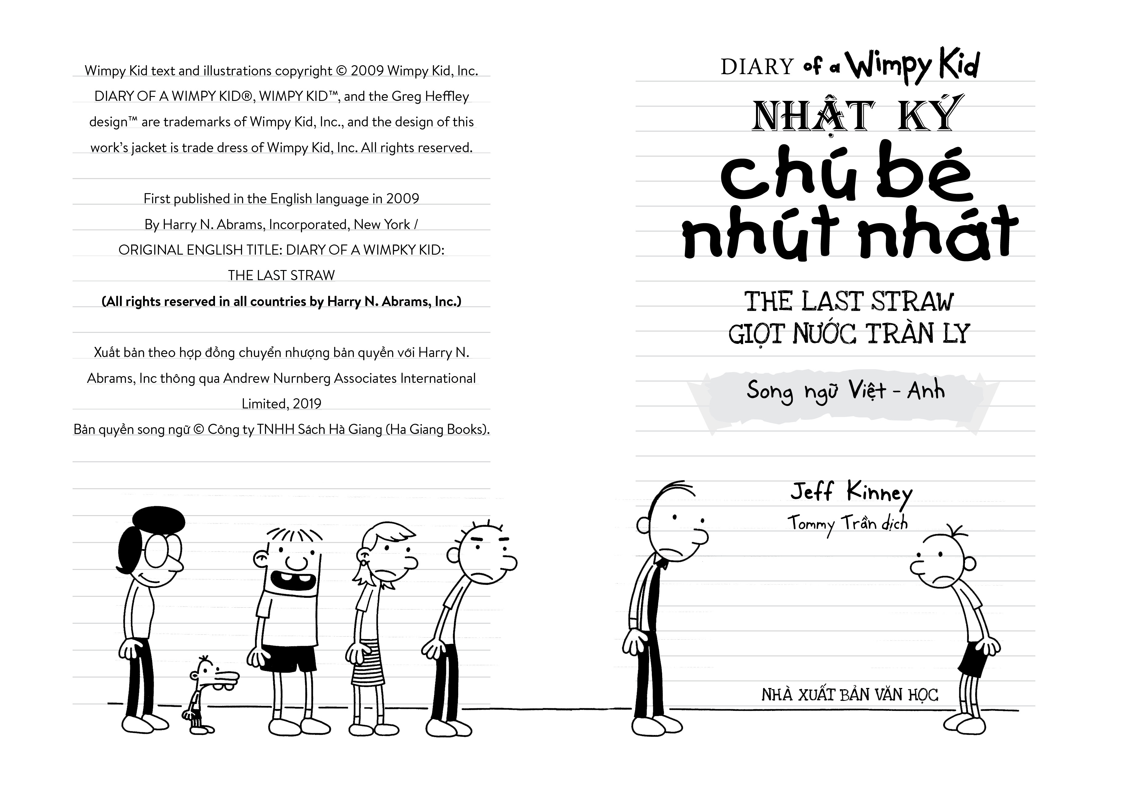 Trọn bộ Nhật ký chú bé nhút nhát Song ngữ Việt - Anh