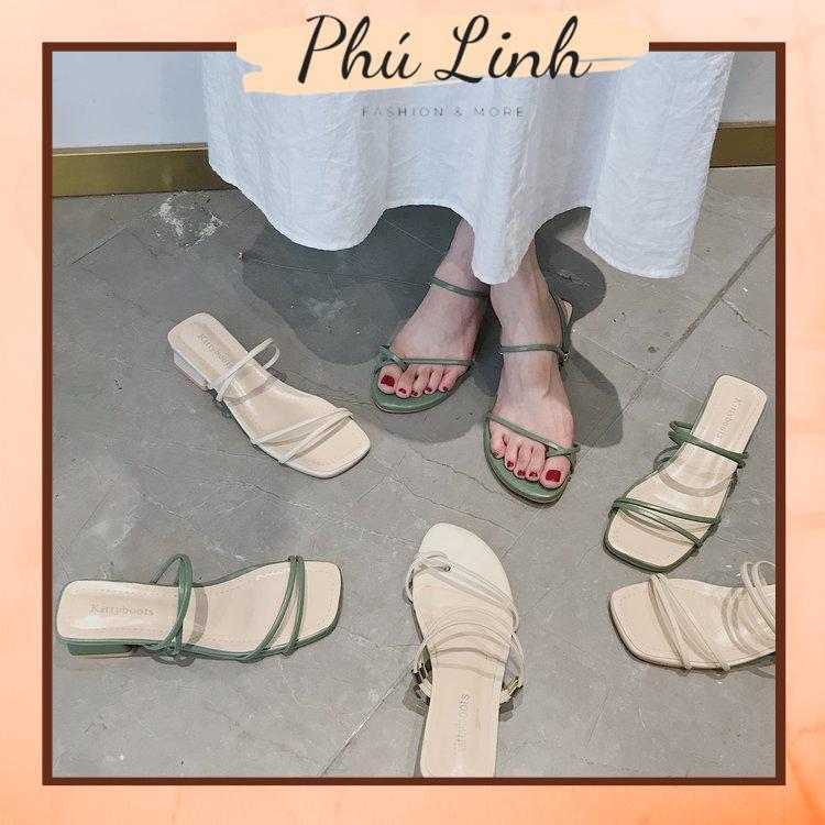 MS302 Sandal nữ quai mảnh đế 3p xinh xắn