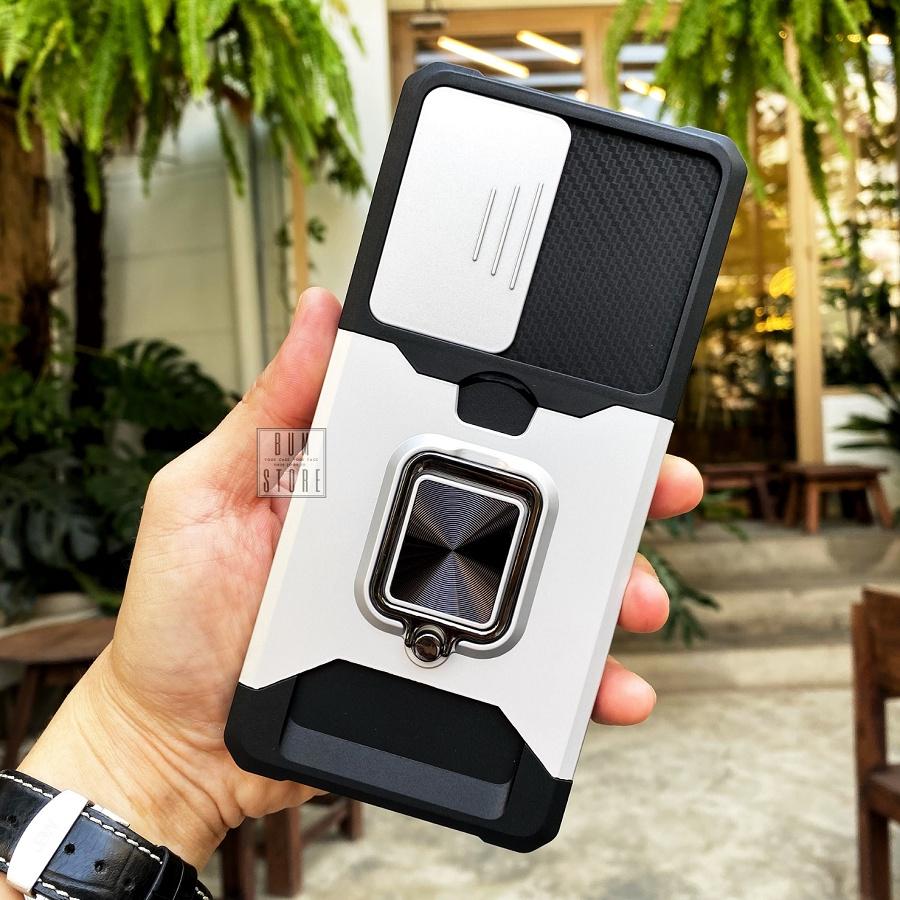 Ốp Lưng Cho Samsung Galaxy S23 Ultra / S22 Ultra / S22 Plus / S21 Ultra / Note 20 Ultra / Note 20 Chống Sốc Nắp Trượt Che Camera 3 In 1 - Bum Store Galaxy Case