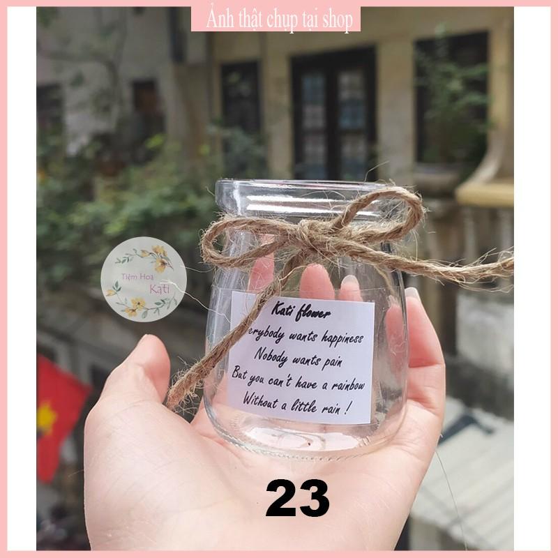 BÌNH THỦY TINH MINI - bình cắm hoa trang trí - decor- bình hoa - lọ hoa -