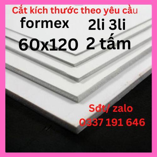 Combo 2 tâm Bìa mô hình - 60x120cm 2mm 3mm