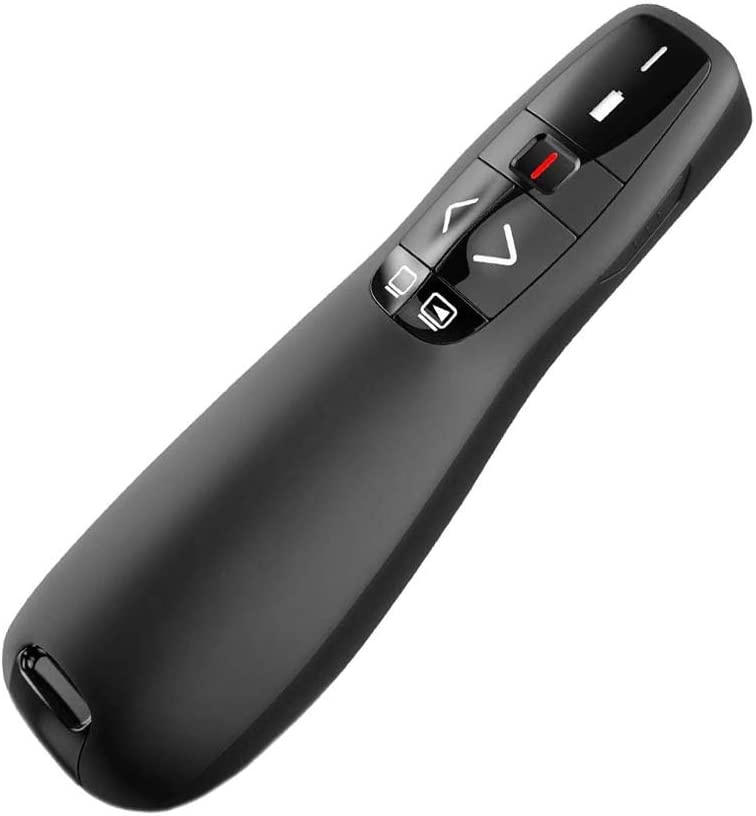 Bút thuyết trình laser pointer R400 tặng kèm bao da