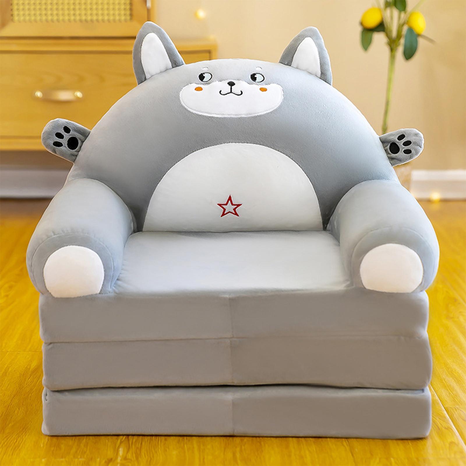 Toddler Foldable Kids Sofa Armchair Slipcover Washable for Living Room Rat