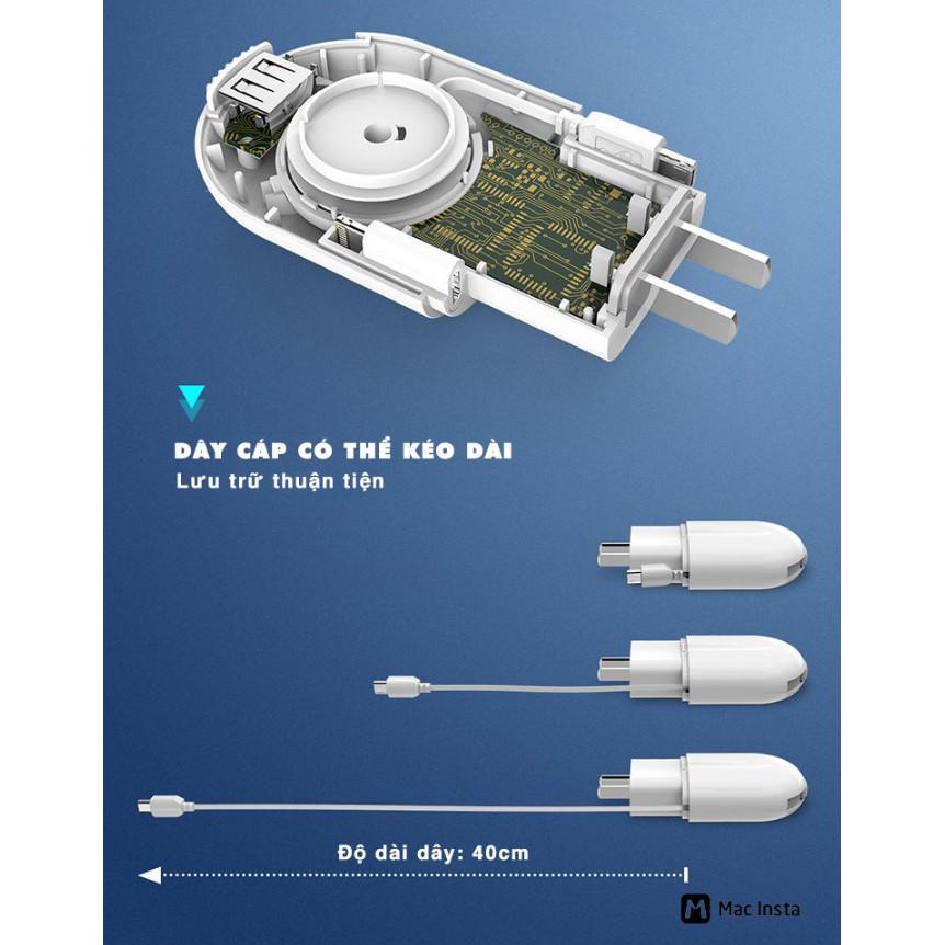 EARY - Sạc điện thoại dây co rút sạc nhanh chóng 3in1 - Home and Garden