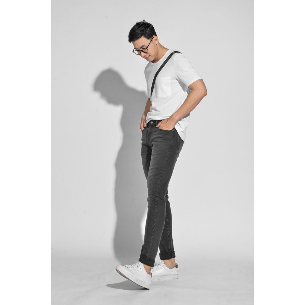 Quần Jean Nam Denim Trơn Form Skinny - 10S20DPA035R1 | LASTORE MENSWEAR