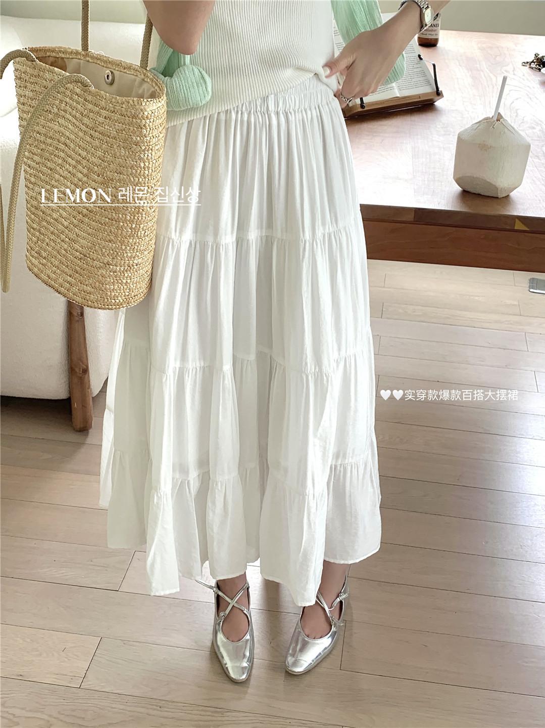 TOBE1SHOP Váy dài chữ A kiểu Pháp, váy dài, váy gió, váy dài, váy rộng, váy nửa người.