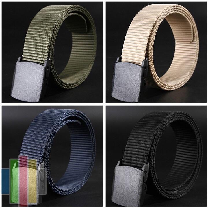 Thắt lưng vải Nylon khoá nhựa OPPTL - Xanh tím than