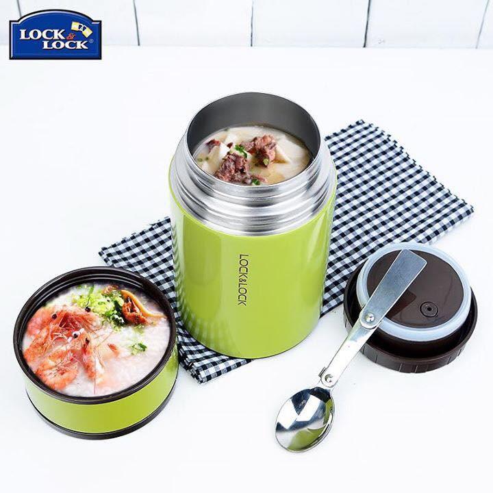 Bình Ủ Cháo Giữ Nhiệt Lock&amp;Lock Column Food Jar 750ml LHC8022