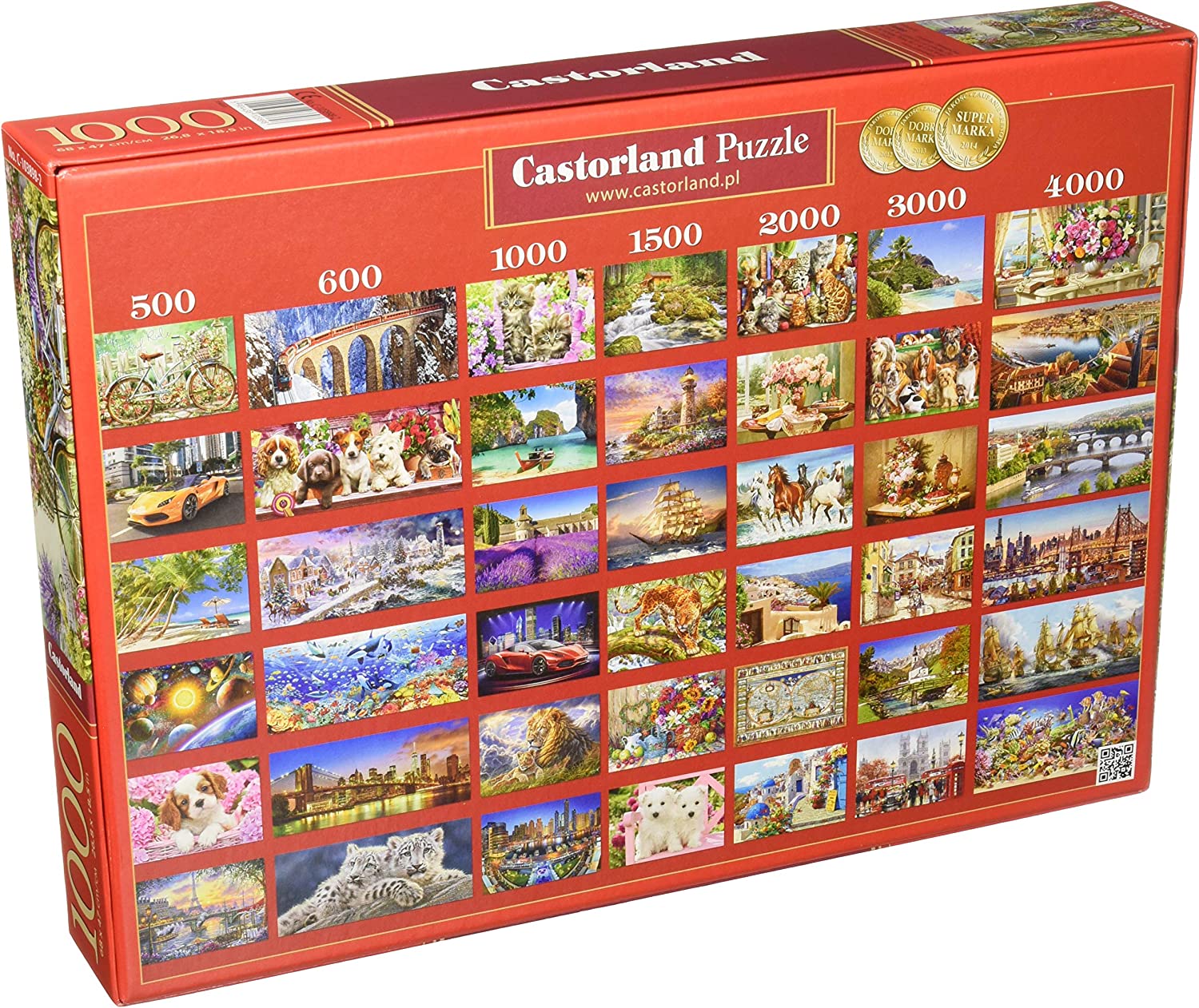 Xếp hình puzzle The Flower Mart 1000 mảnh CASTORLAND C-103898