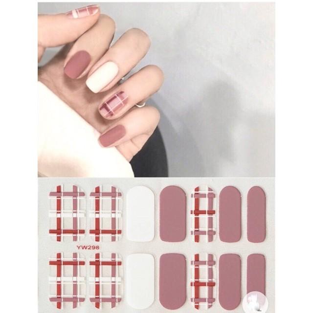 Set dán móng tay nails dán nghệ thuật nhiều màu - có ngay bộ móng đẹp trong 5 phút (Nail wraps / Nail stickers)