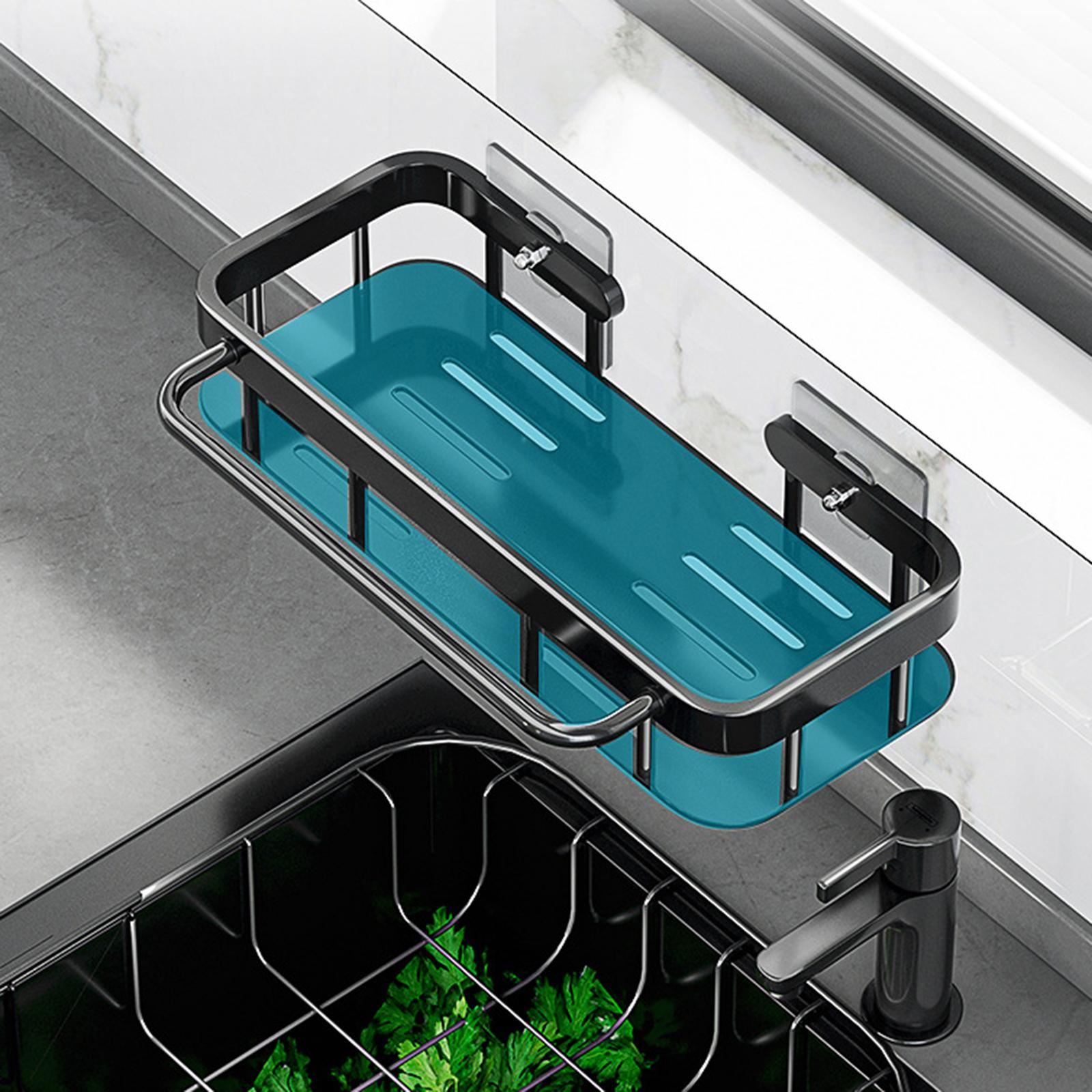 Wall Mounted Sink Caddy Kitchen Sink Organizer for Bathroom Kitchen Soap