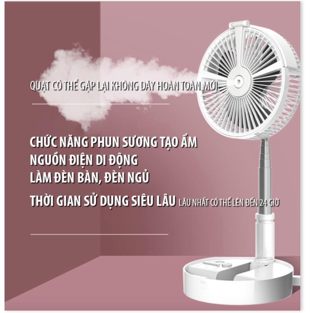 Quạt Phun Sương Gấp Gọn Sạc USB