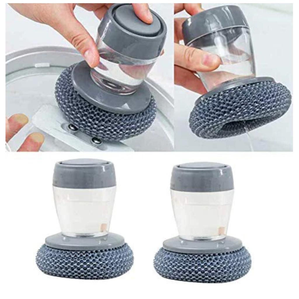 Dụng cụ rửa chén không ướt tay có nút bấm xịt nước rửa chén tiện lợi