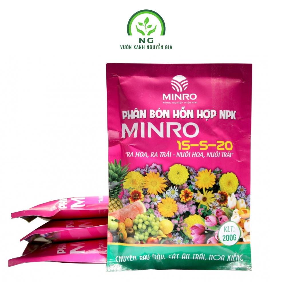 1 KG PHÂN BÓN HỖN HỢP NPK MINRO 15-5-20 *