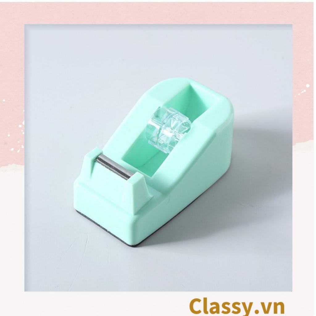 Bàn Cắt Băng Keo Để Bàn, Dùng Cho Băng Keo nhỏ 1Cm - 5Cm màu pastel PK1707