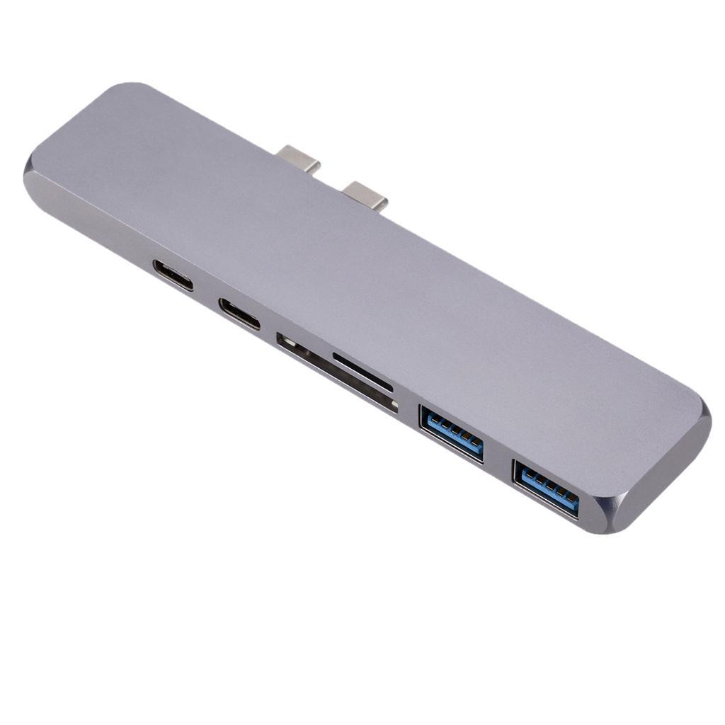 7in1 USB Type-C Hub Multiport Card Reader Adapter 4K HDMI For MacBook Pro