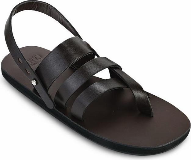 Giày Sandal Da Nam Casual - Nâu