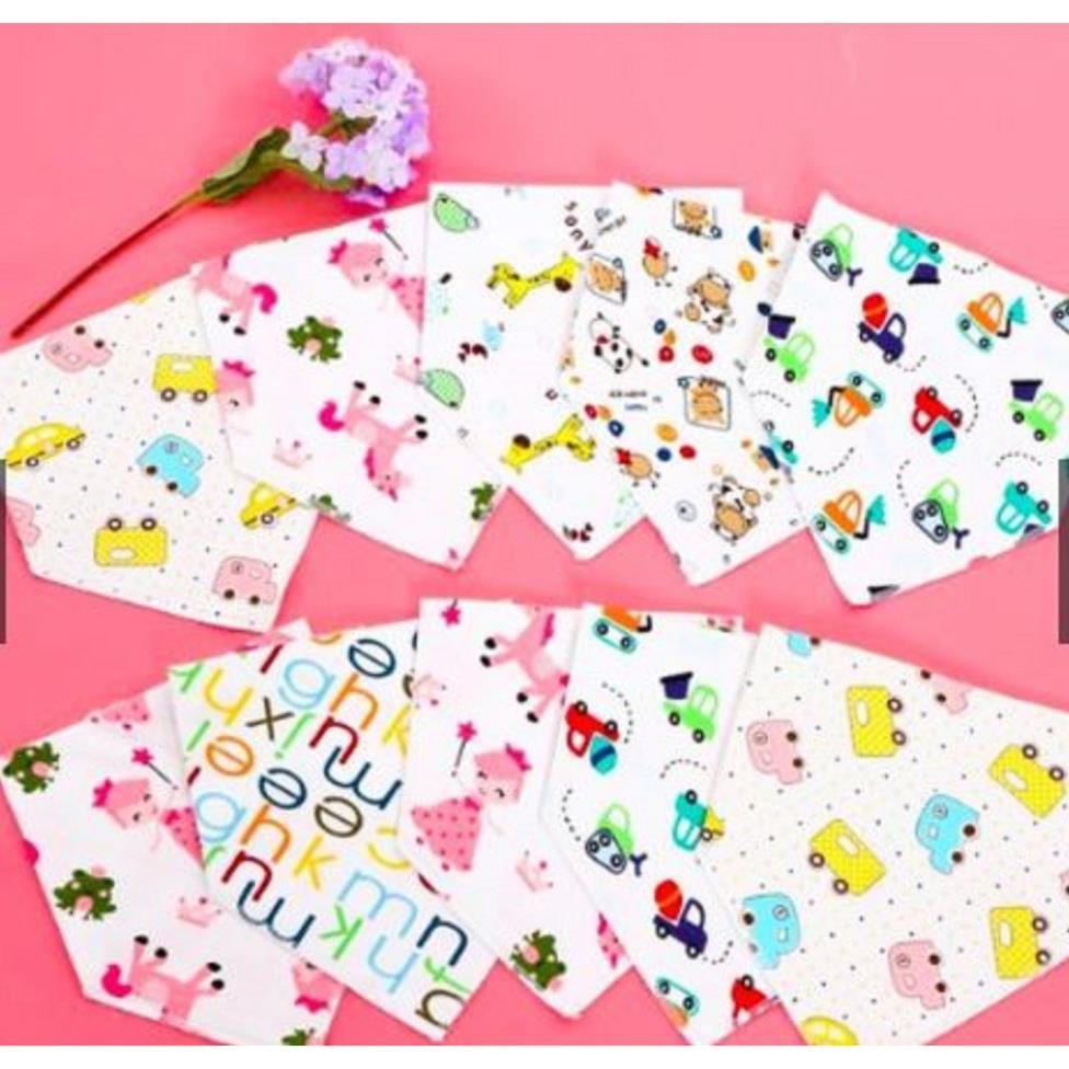 Set 2 khăn yếm cho bé ngộ nghĩnh cho bé yêu