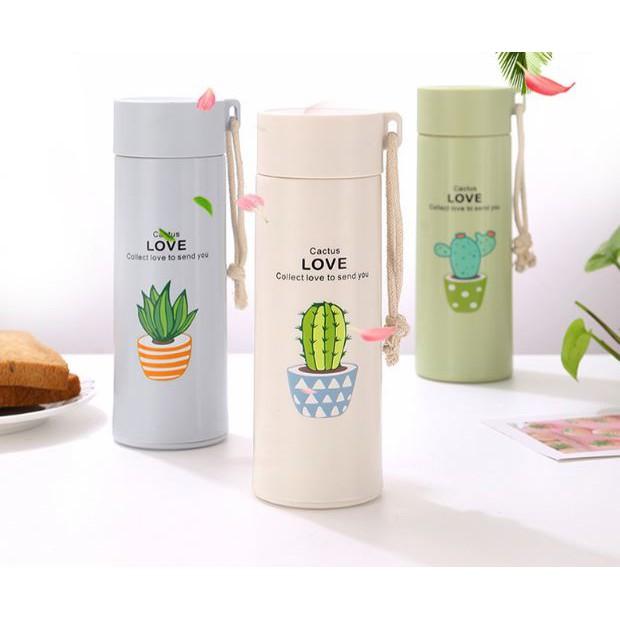 BÌNH NƯỚC XƯƠNG RỒNG 450ml siêu đẹp