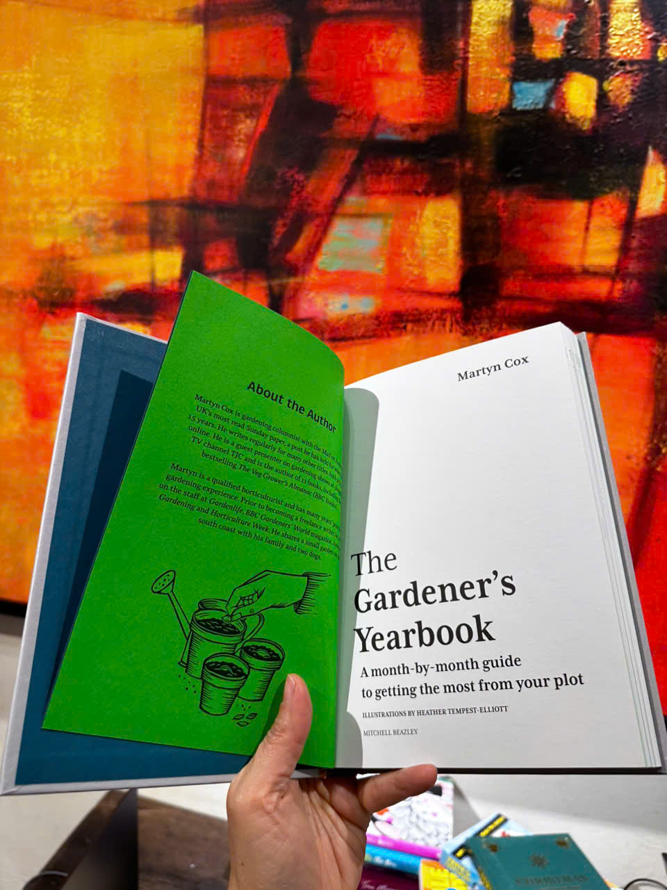 Sách - The Gardener's Yearbook: A month-by-month guide to getting the most out of your plot by Martyn Cox