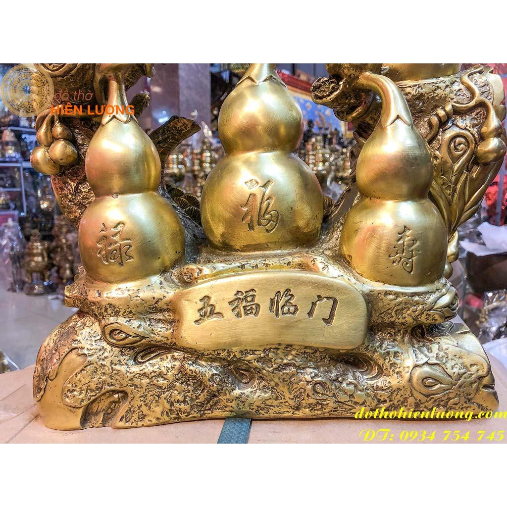 Dàn Hồ Lô Chữ Phúc Bằng Đồng