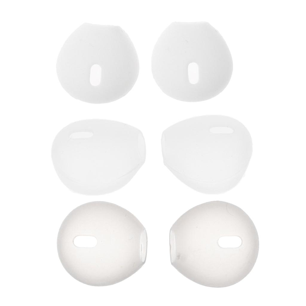 3 Đôi Silicone Eartips EarGels Nút Tai Nghe Bằng Đầu Tai Gel Nụ Tương Thích Rung iPhone 7 Tai Nghe Chụp Tai (Xá