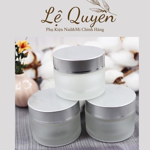 Hũ Đựng Lưu Huỳnh Thủy Tinh Dày Dặn_Hũ Đựng Lưu Huỳnh Có Lắp Xoay