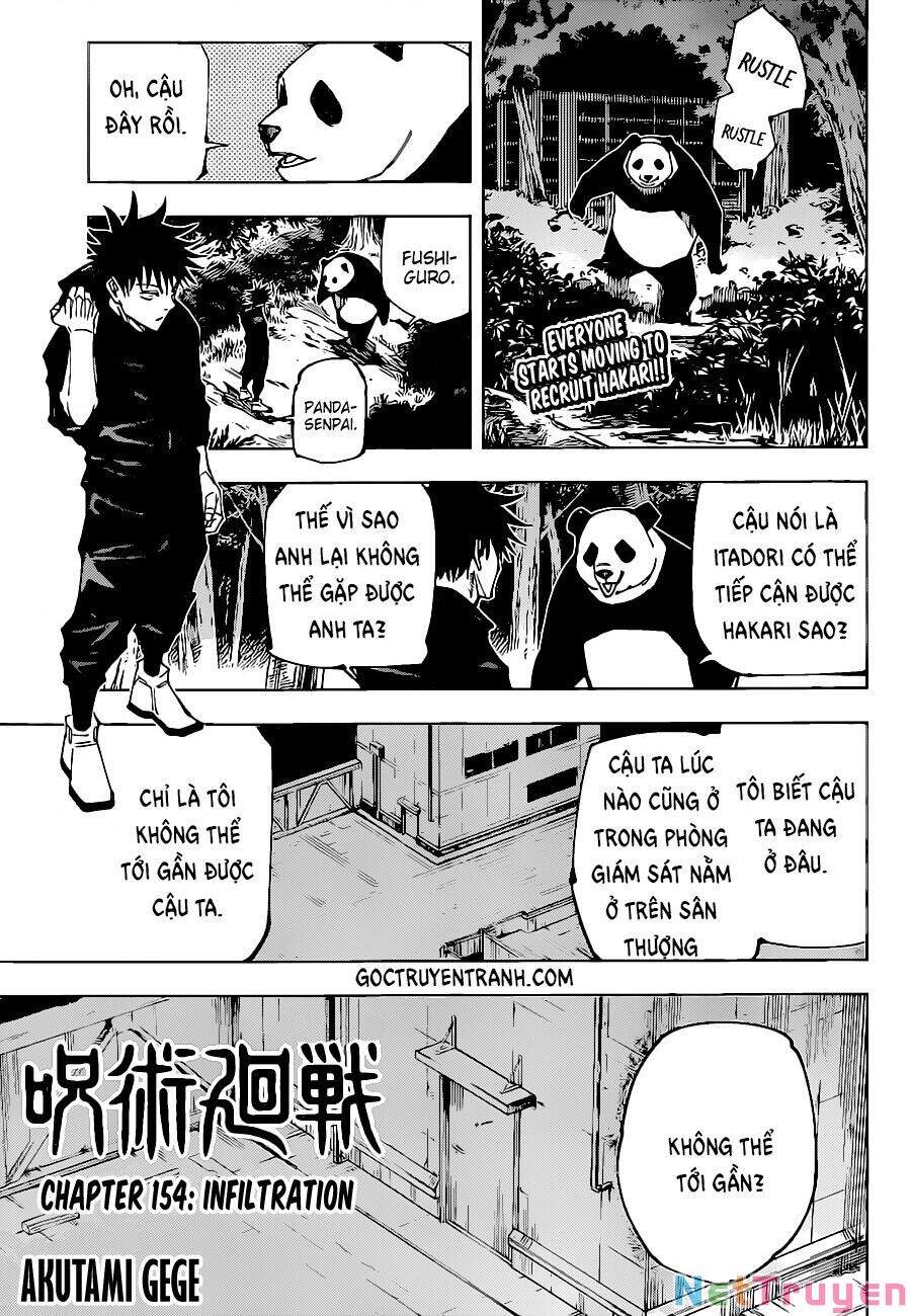 jujutsu kaisen - chú thuật hồi chiến chapter 154 1
