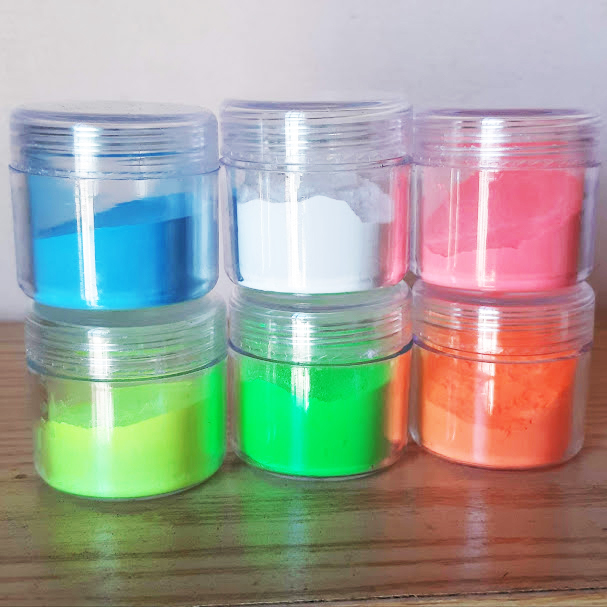 Bộ 6 Hộp Bột Dạ Quang Phát Sáng
