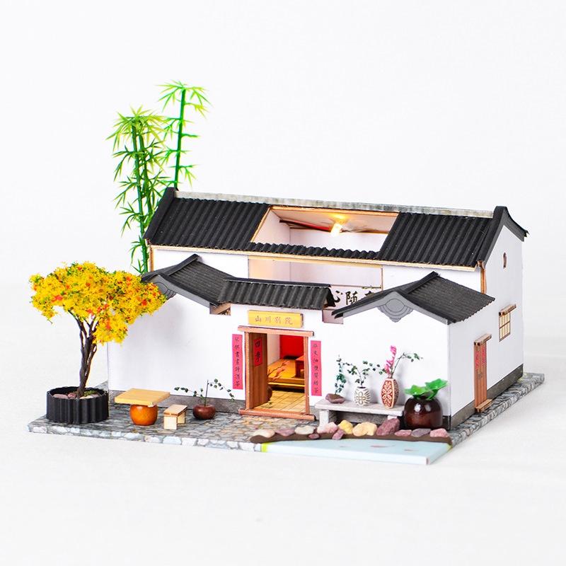 Nhà mô hình tự lắp ráp DIY - San Xuyên Biệt Phủ BM860