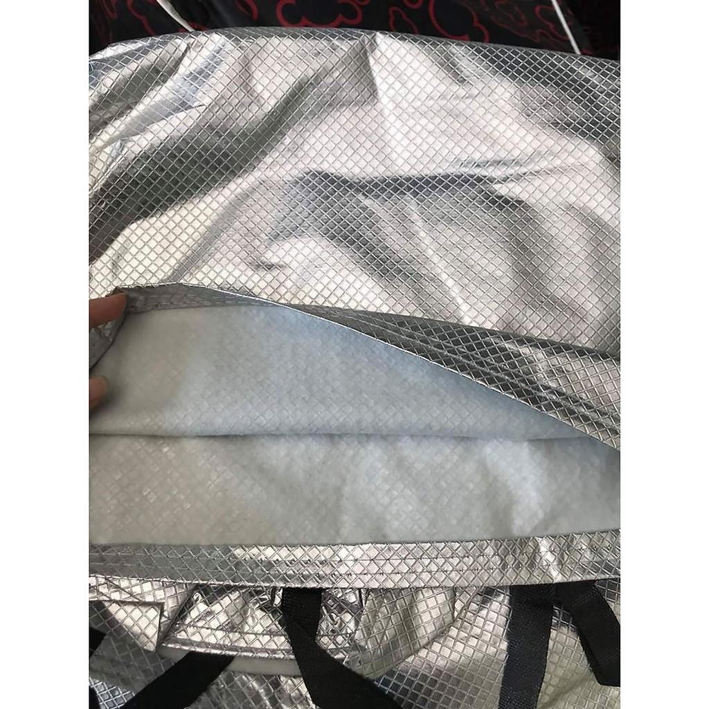 Bạt phủ xe ô tô cao cấp, cho xe ôtô 4 chỗ đến 5 chỗ, phản quang,chống nóng, chống nước, có khóa kéo cánh cửa