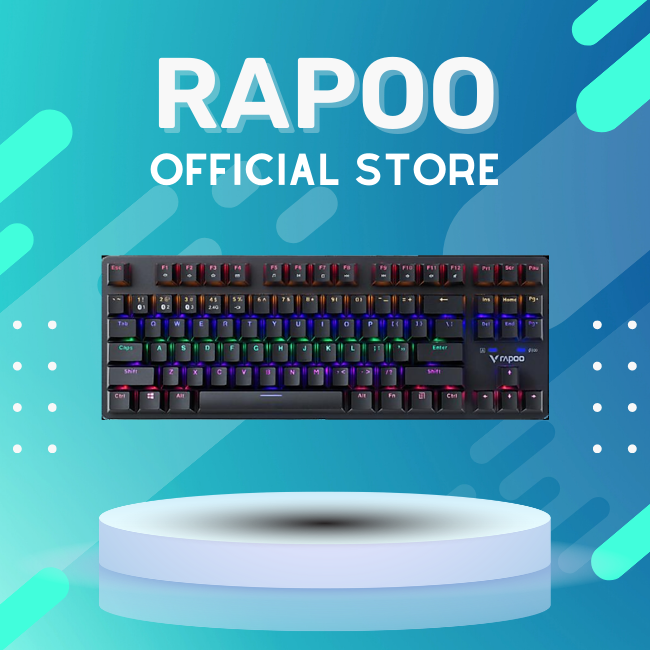 Bàn phím cơ không dây Rapoo V500PRO-87 MULTI MODE - Hàng chính hãng