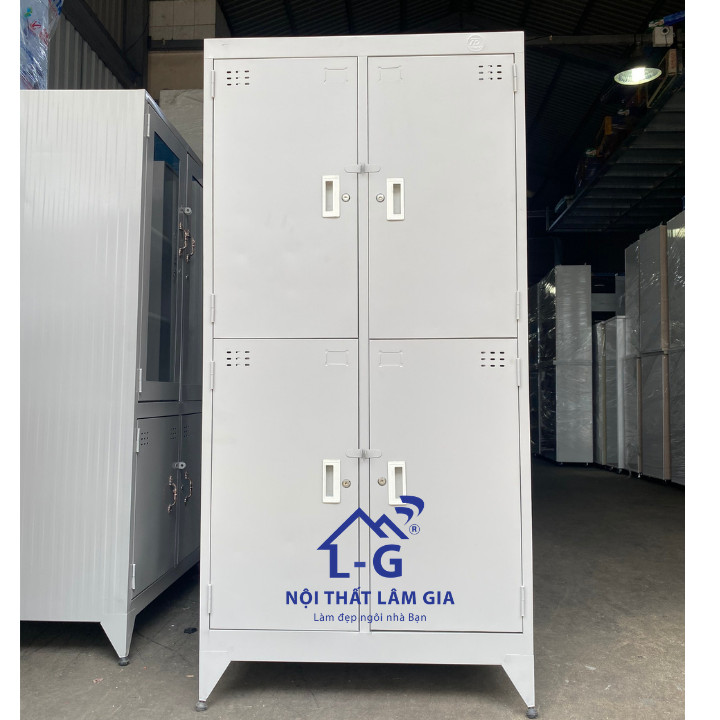 Tủ sắt hồ sơ locker văn phòng 4 cửa sơn tĩnh điện _LGTD4C
