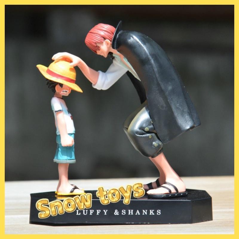 Mô hình One Piece - Figure Luffy và Shank lúc chia tay cao 18cm