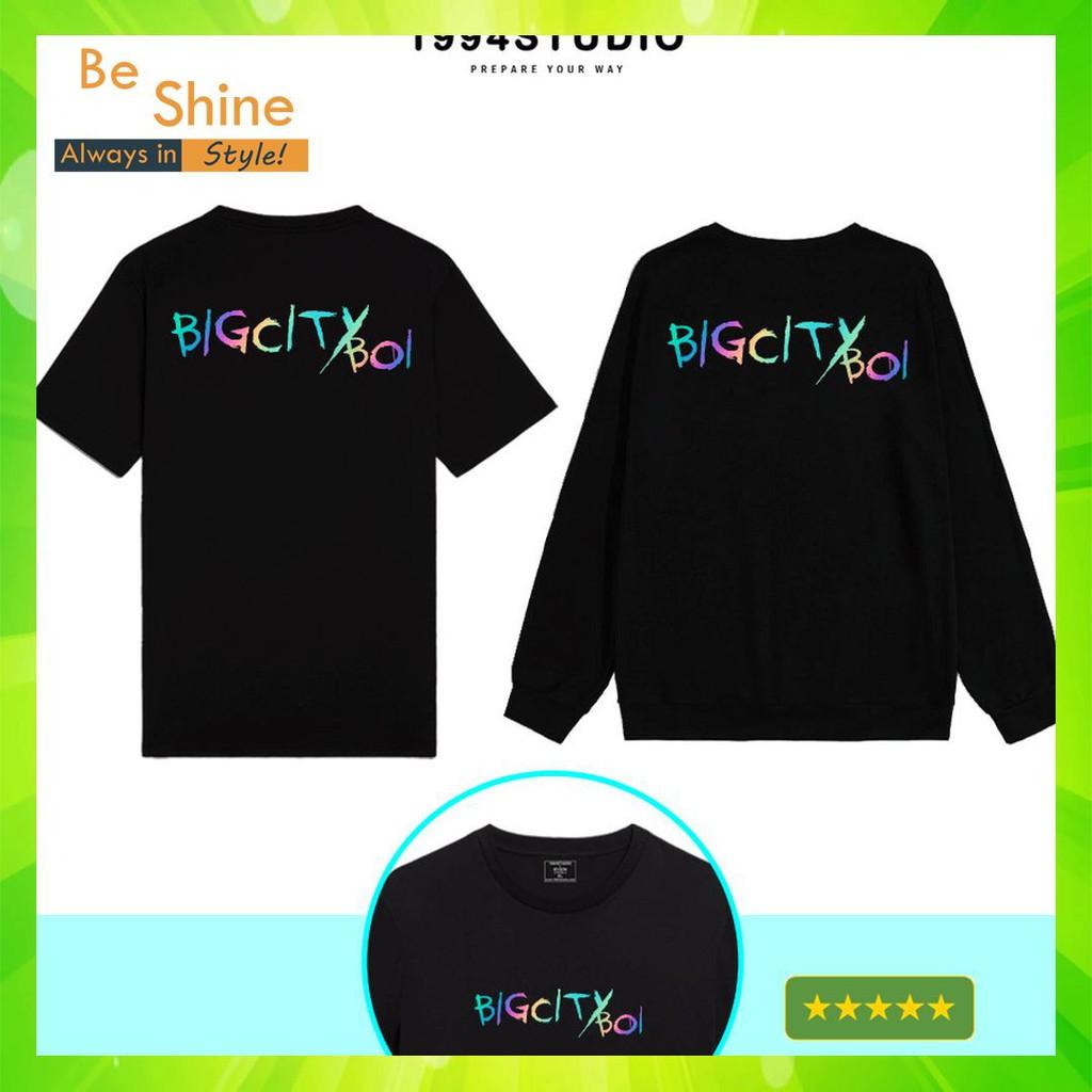 Áo Thun Không Cổ Phản Quang Cực Đẹp Cực Chất Áo Phông Unisex Form Rộng Phong Cách Hàn Quốc Áo Đôi Thời Trang
