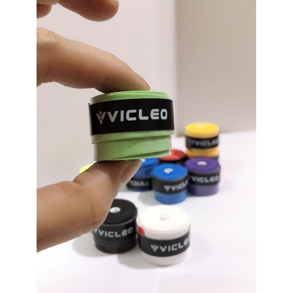 5 Chiếc Quấn Cán Vợt Cầu Lông VICLEO Êm Mềm Thấm Mồ Hôi Nylon Bọc Ngoài