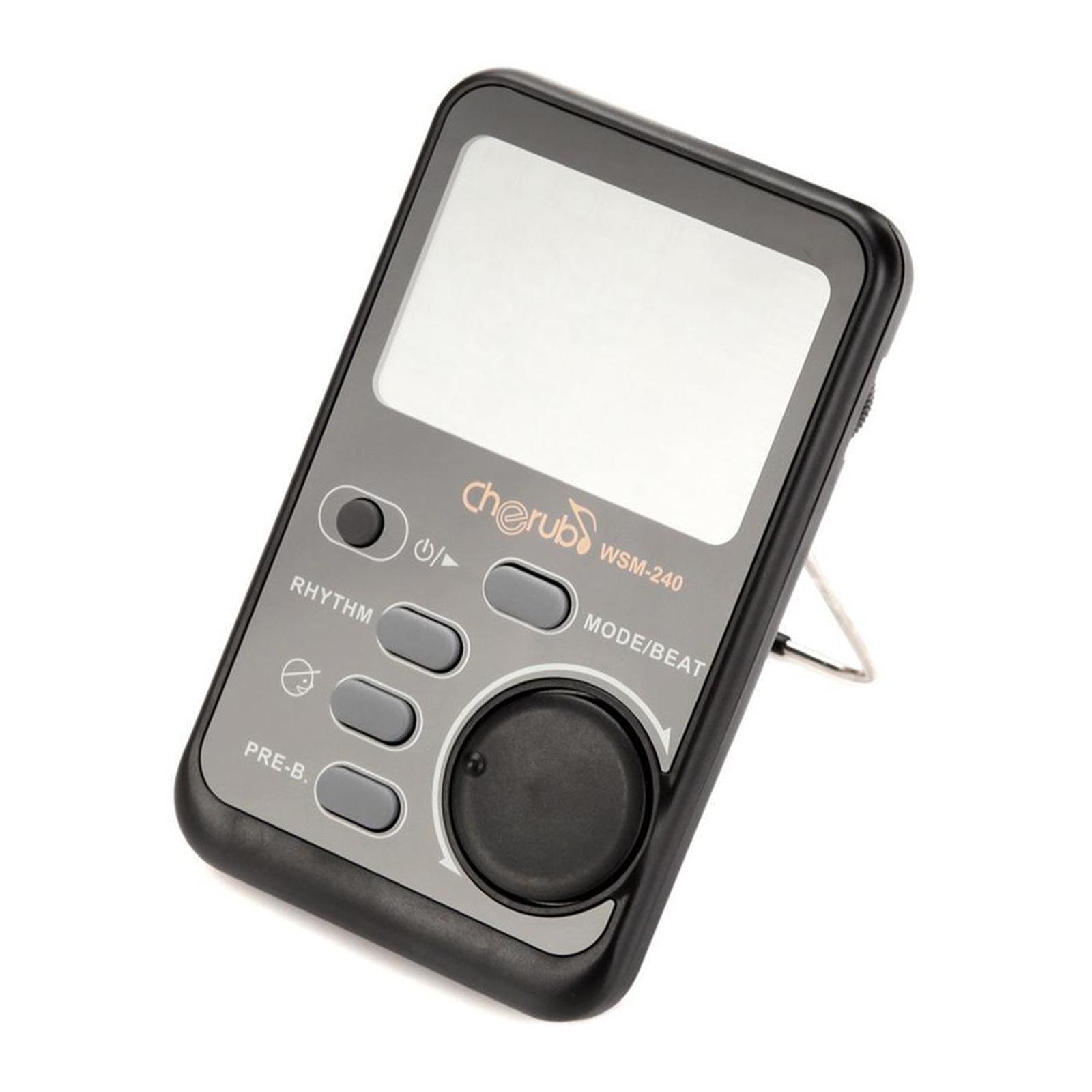 Portable LCD Digital Metronome Tuner Beat  Violin Guitar