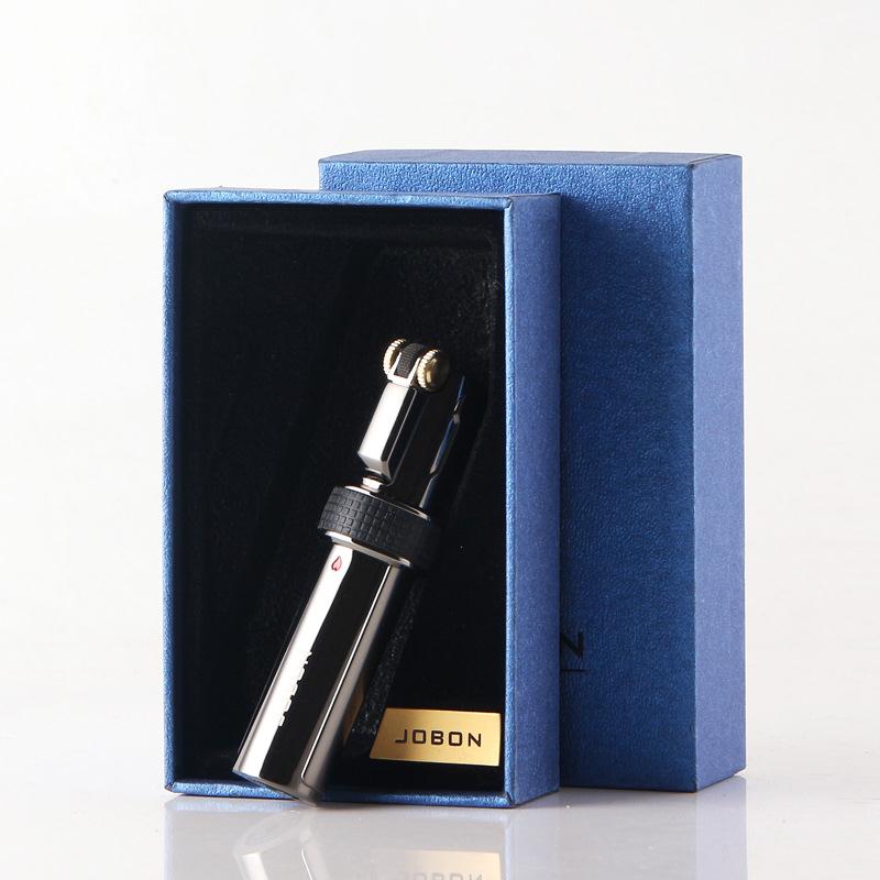 Vỏ Hột Quẹt Bật Lửa Jobon ZB-696 Khò 3 Tia Sử Dụng Gas Đá Cao Cấp Có Khóa Rảnh Tay - Nhiều Màu