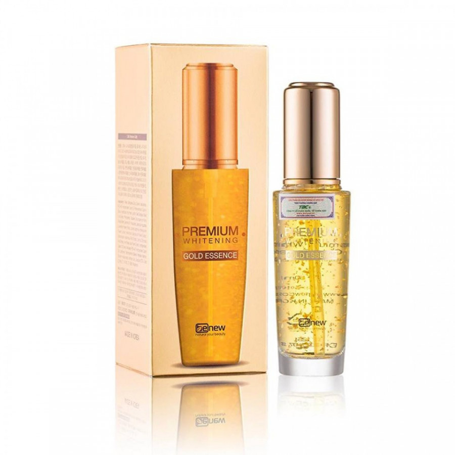 Tinh chất serum vàng 24k dưỡng trắng da chống lão hóa se khít lỗ chân lông - Benew Premium Whitening Gold Essence 50ml