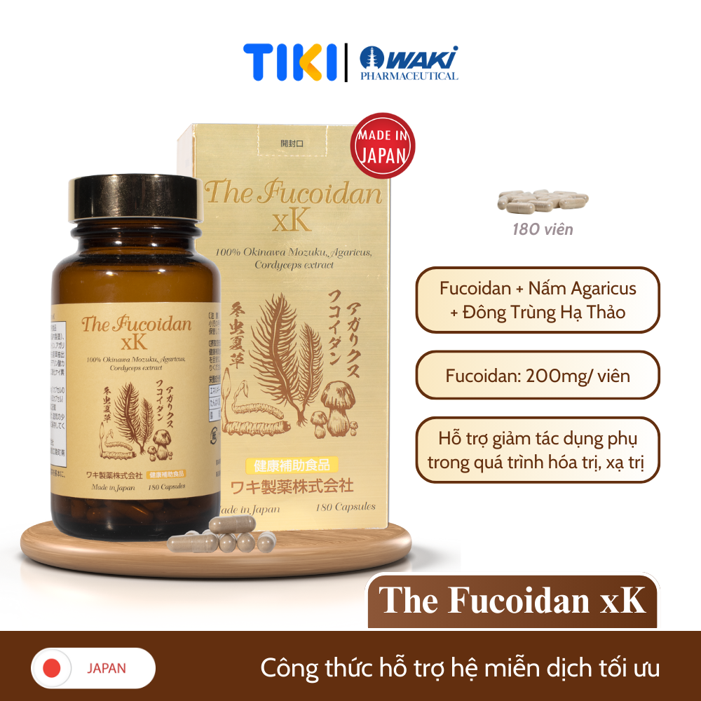 Thực phẩm bảo vệ sức khỏe THE FUCOIDAN xK tặng 24 viên trị giá 704k