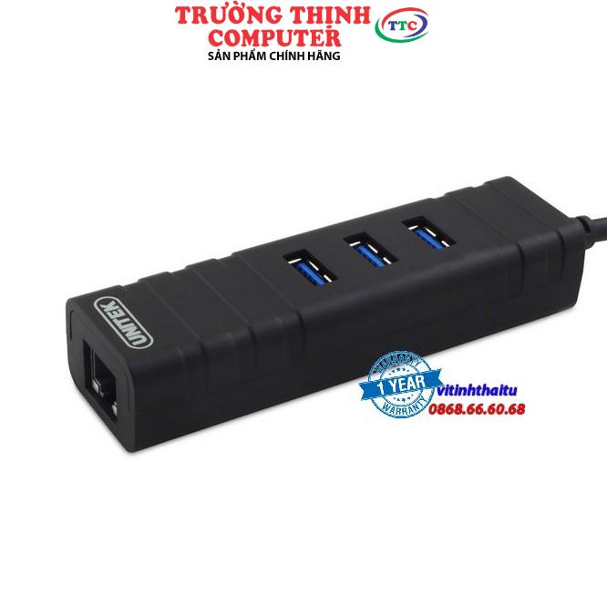 Hub USB 3.0 3 Ports + LAN Unitek (Y - 3057) - HÀNG CHÍNH HÃNG