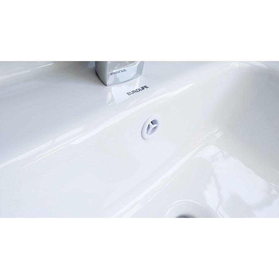 Bộ tủ Lavabo chất liệu Nhôm Aluminium chịu nước Eurolife BLV-AL09 màu Xanh nhạt