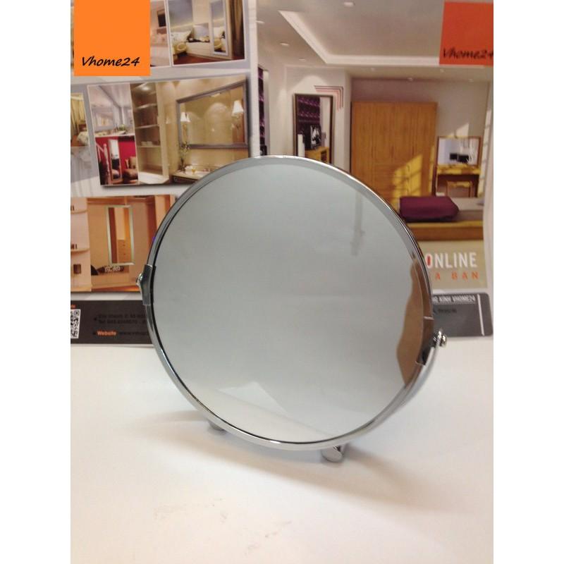 GƯƠNG TRANG ĐIỂM INOX 2 NÚM GTD091