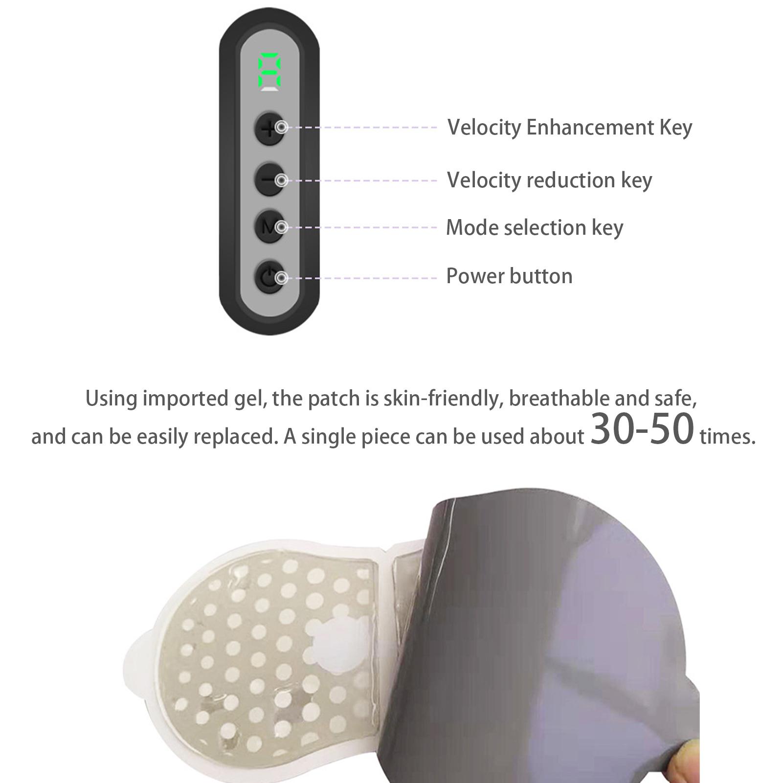 Máy Massage Toàn Thân tần số công nghệ EMS/TENS Portable Mini Cervical Massager Pads Relieve Pressure