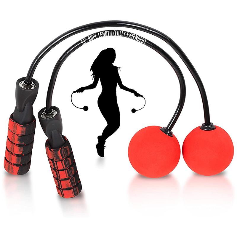 Dây Nhảy Ropeless Dây Nhảy Thể Dục Điều Chỉnh Có Trọng Số Xốp Chấm Bi Không Dây Nhảy Dây Cho Nam Nữ Trẻ Em Quyền Anh Đào Tạo