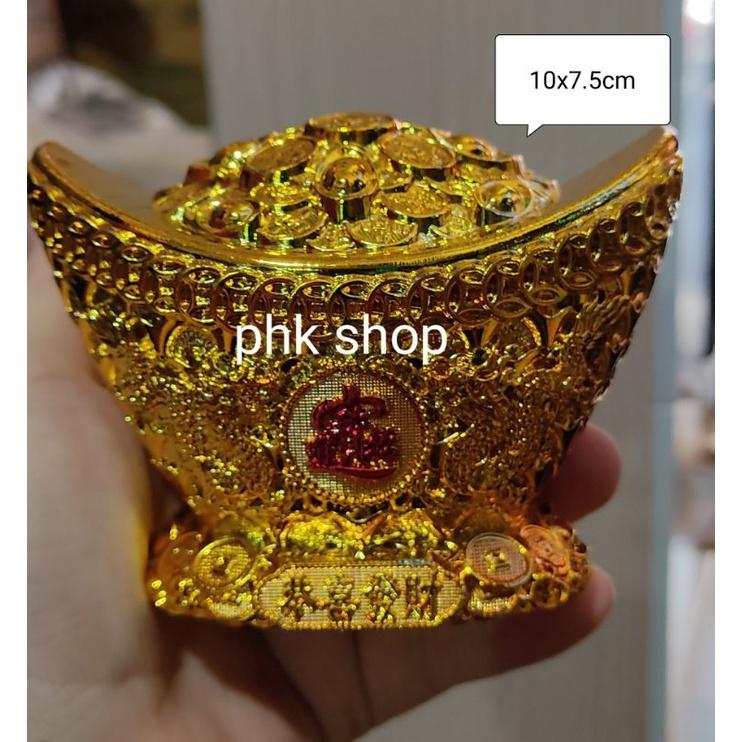 Thỏi kim Nguyên Bảo phong thủy phk shop 2 size