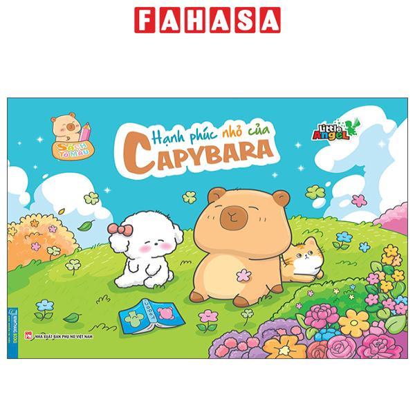 Sách - Sách Tô Màu - Hạnh Phúc Nhỏ Của Capybara