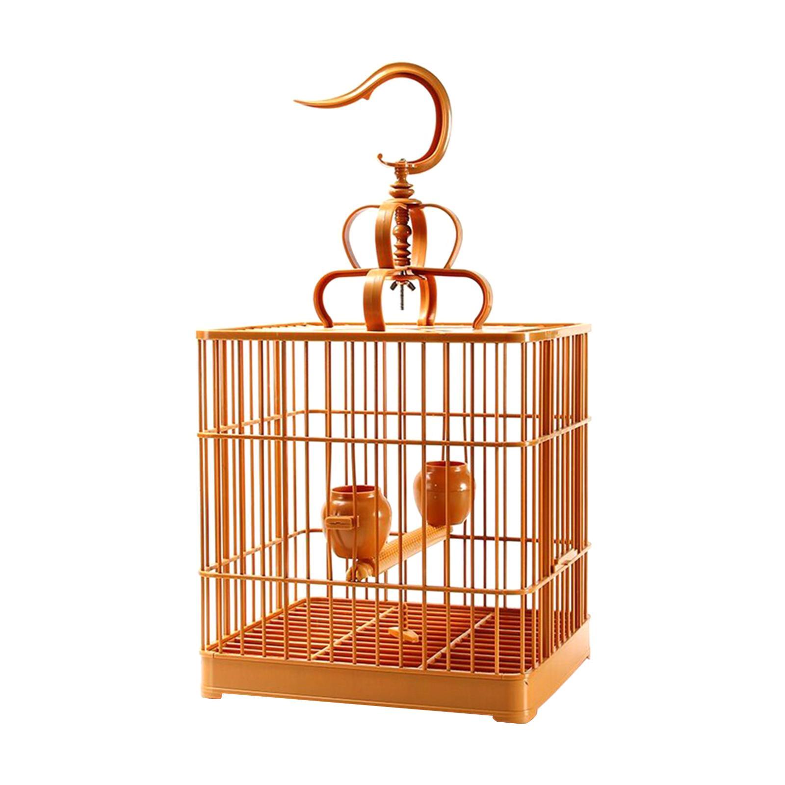 Durable Bird Cage Assembly Breathable Hanging House for Parrot Finches
