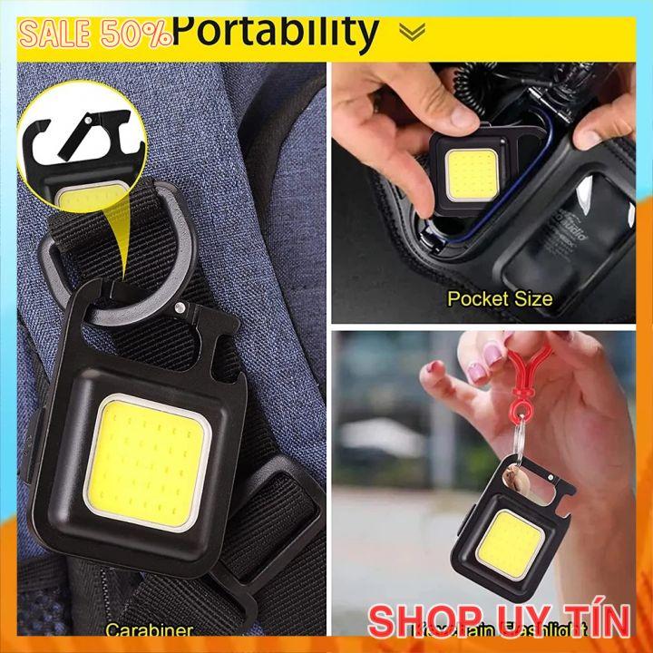 Đèn Pin LED Mini Siêu Sáng V8 Bỏ Túi Tiện Dụng