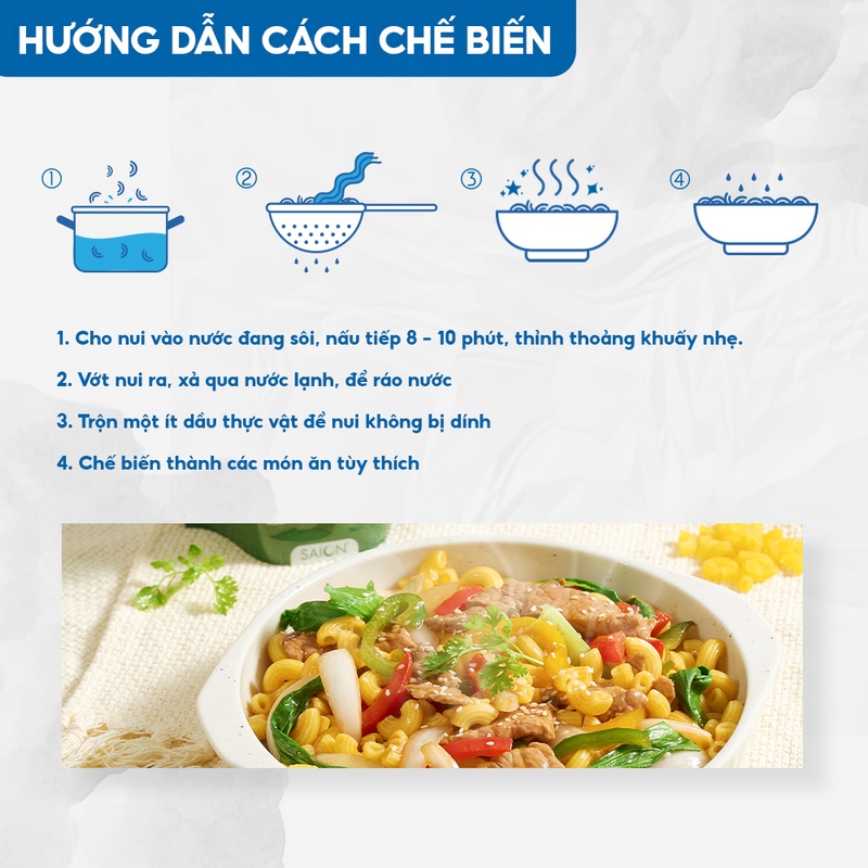 Combo Bún Nui VIJOY Sức Khỏe